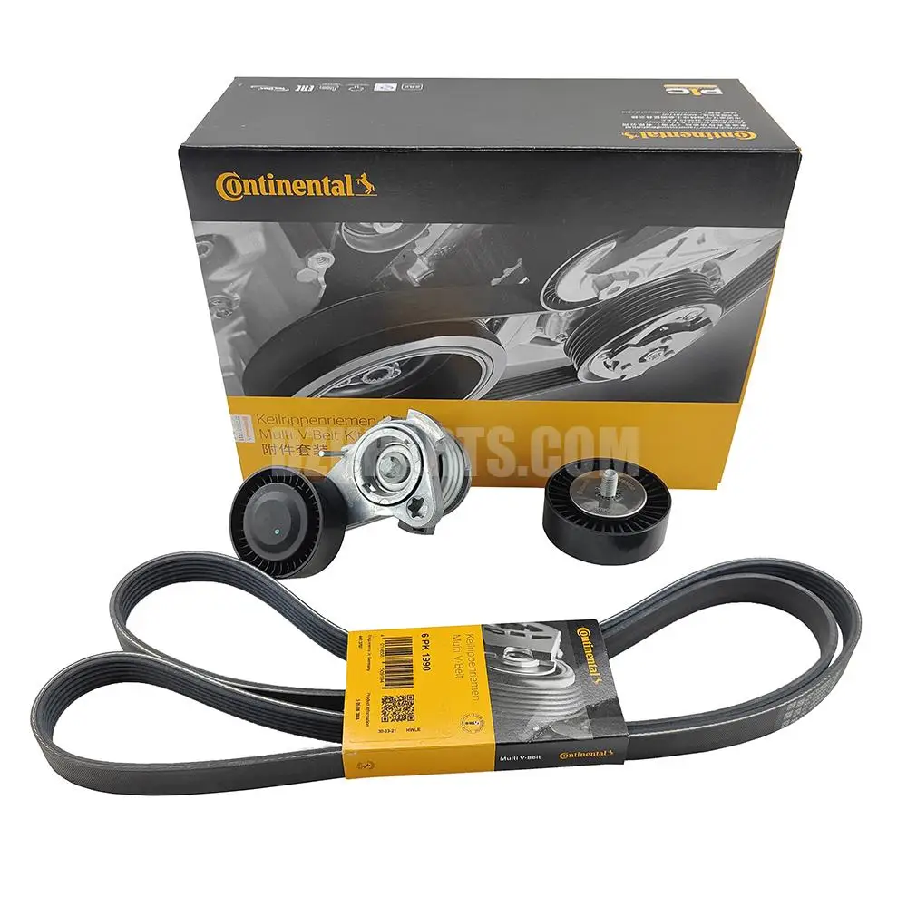 Continental Drive Belt Tensioner Assembly 6PK1990K 11288624196/11287628650/11287535860 For BMW N52 128ii325i328i330i525i528i X5