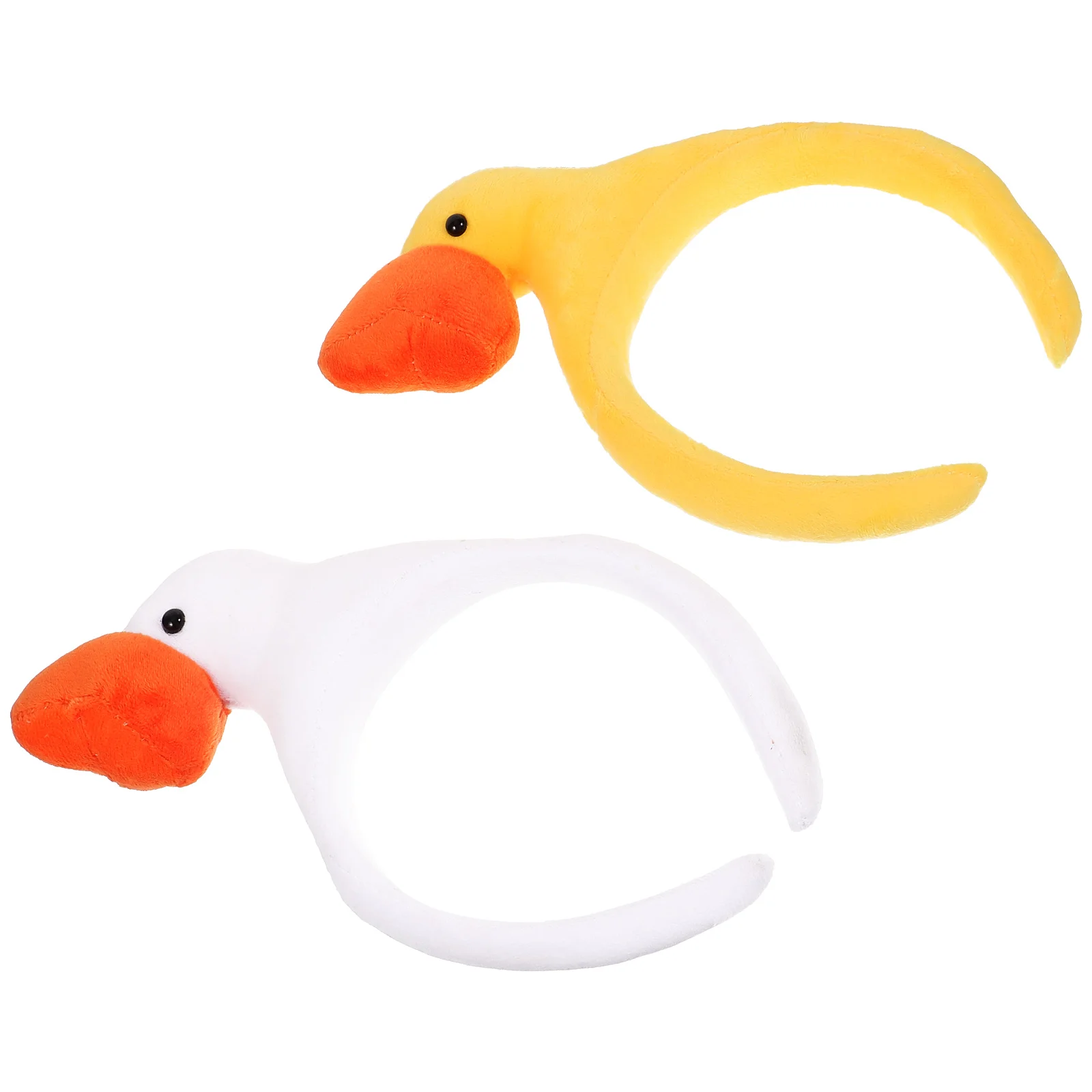 

2 pcs Animal Headband Cute Goose Lightweight Comfortable Halloween Costume Party Accessories Women Cosplay Swans