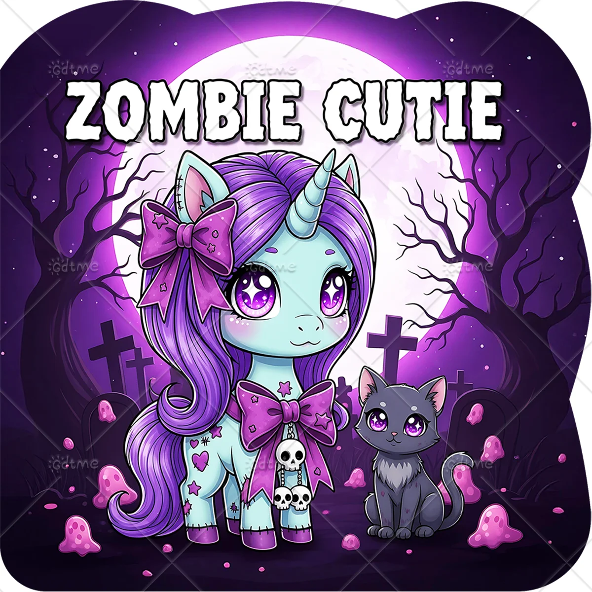 ZOMBIE CUTIE Coloring Book for Adults Cute Cozy Daily Activities Irregular Patterns for Relaxation (Cozy Spaces Coloring)