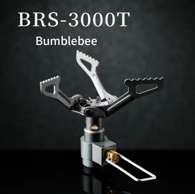 BRS-3000T Titanium Mini Camping Gas Burners 25g 2700W One-Piece Pocket Stove Outdooor Hiking Folding Cooking Furnace Portable