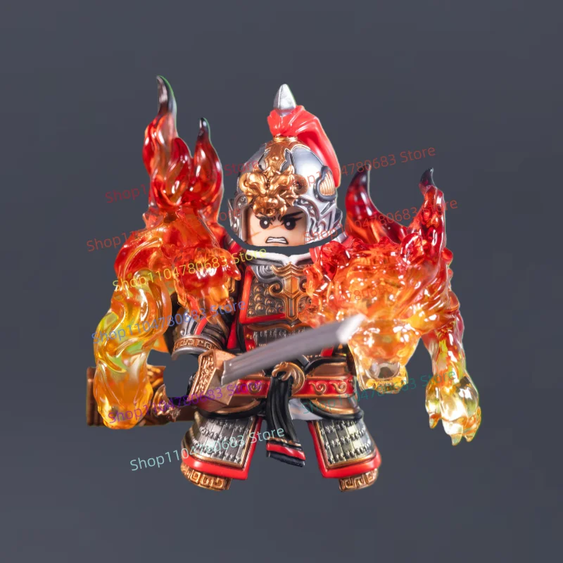 Blocchi di costruzione Tre Regni Sun Jian Mini Figura Modello di assemblaggio Pezzo di visualizzazione Accessori per cartoni animati anime Regalo giocattolo decorativo
