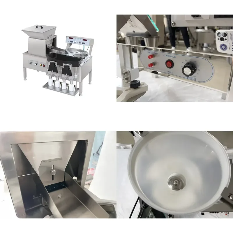for Small Desktop Automatic High Capacity Bearing Solid Particle Chewing Gum Candy Counter