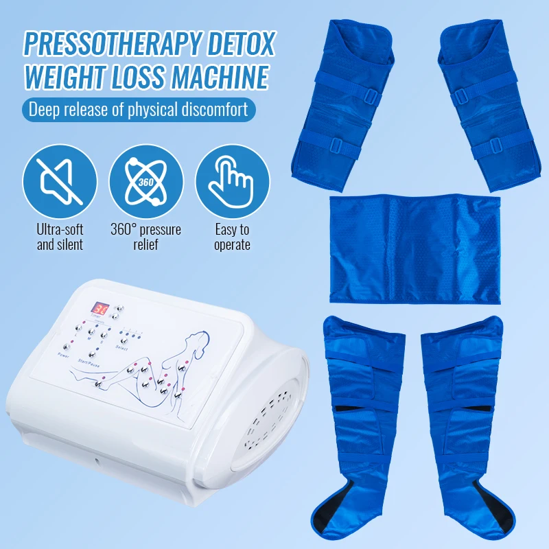 

Pressotherapy Weight Loss Machine Compression Waist Weight Loss Body Massager Relaxation Leg Muscle Eliminate Muscle Fatigue