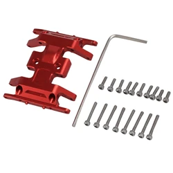 Metal Center Gearbox Mount Base Skid Plate For 1/24 RC Crawler Car Axial SCX24 Gladiator JLU Bronco C10 Deadbolt