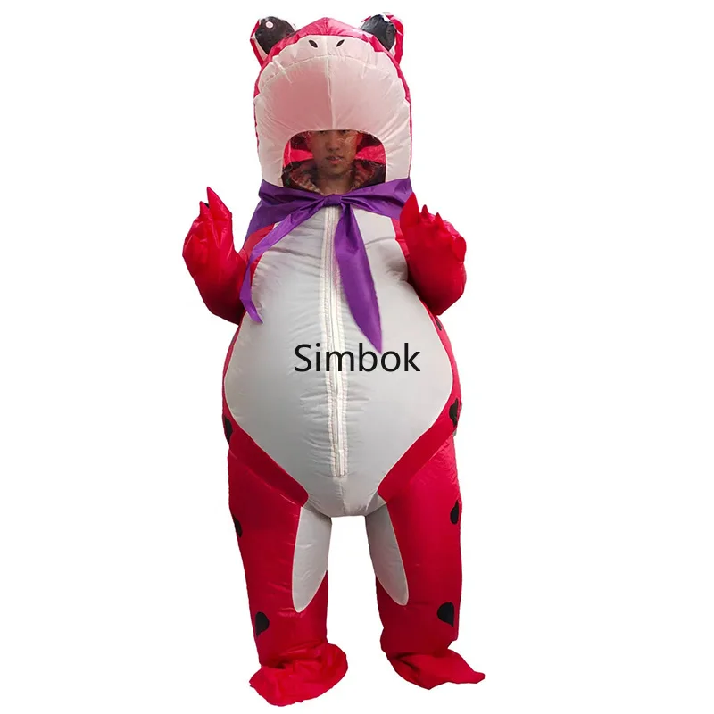 Inflatable Cosplay Costume for Adult Men and Women, Cute Frog Doll, Halloween Stage Show, Funny Decorations