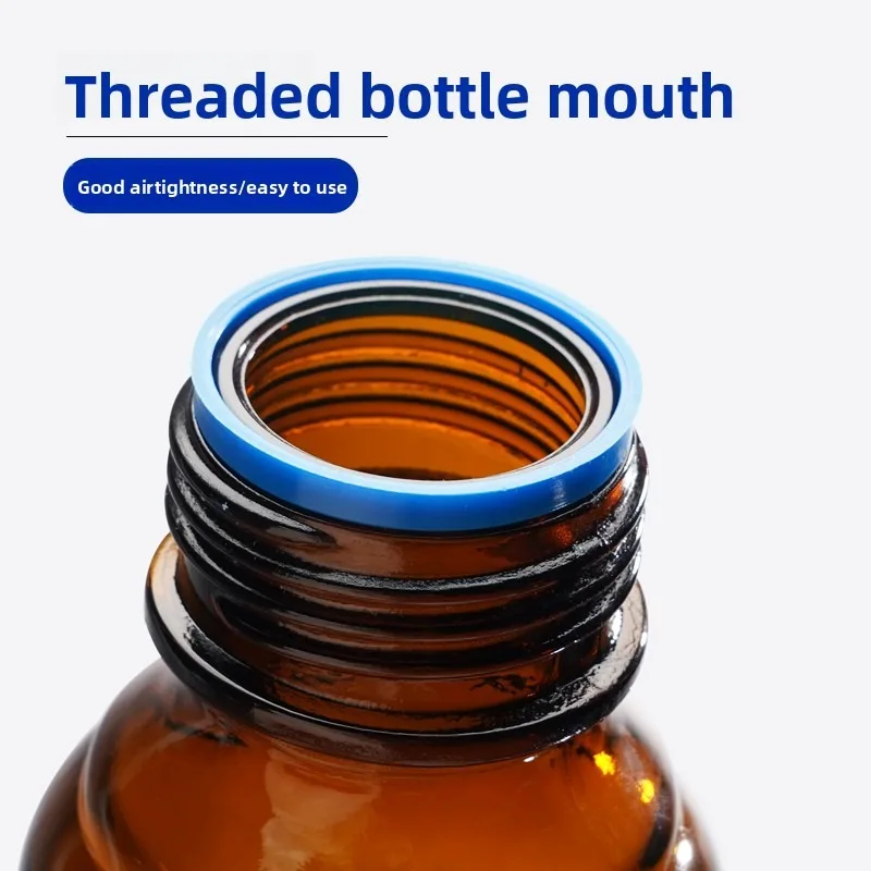 GL45 Thread Reagent Bottle Filter Device Blue Cap Solvent Filter Adapter with Microporous Membrane