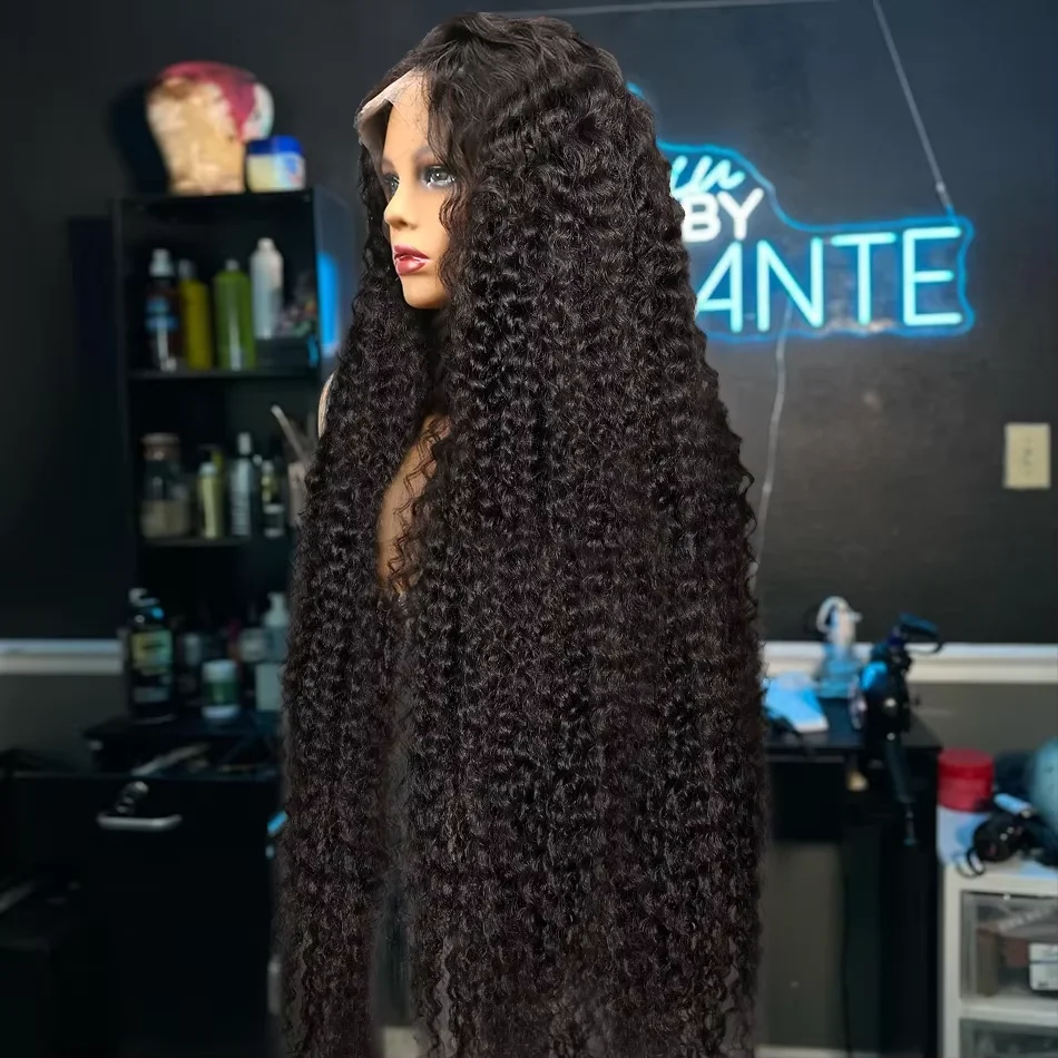 

Глубокая волна 13x6, прозрачные кружевные фронтальные парики из натуральных волос, плотность 200, бразильские вьющиеся волосы, 13x4, кружевные фронтальные парики для женщин