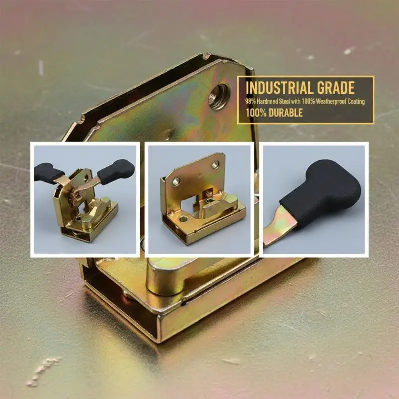 

Universal Forklift Tractor Heavy Equipment Metal Lock Door Handle Electric Tricycle Door Lock Handlebar Regular Type Accessories