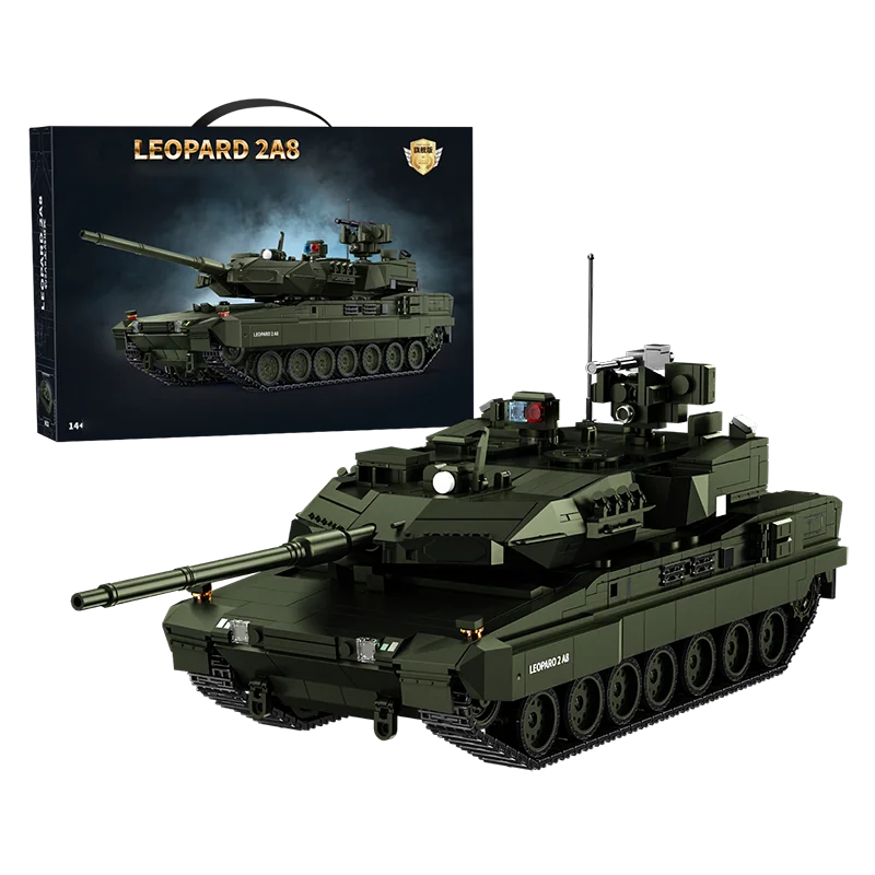 2300 + Stuks Wereldoorlog 2 2A8 Blokken Tank Model Educatief DIY Bricks Building Speelgoed voor Kinderen Kinderen Jongens Kerstcadeaus ornamenten