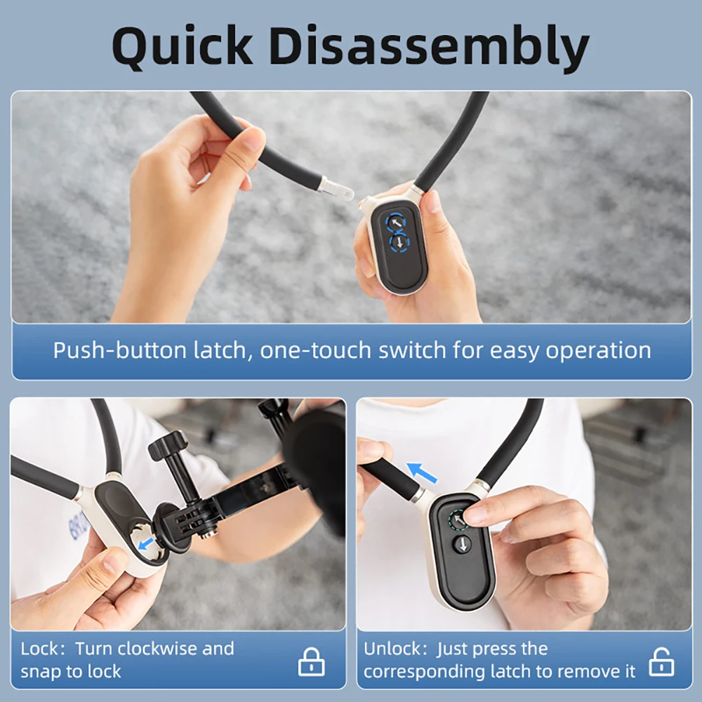 حامل رقبة كاميرا BRDRC لـ DJI Action 5 Pro/Pocket 3/GoPro 13/Insta360 X3 دعامة تعليق POV VLGO ملحقات التصوير الفوتوغرافي