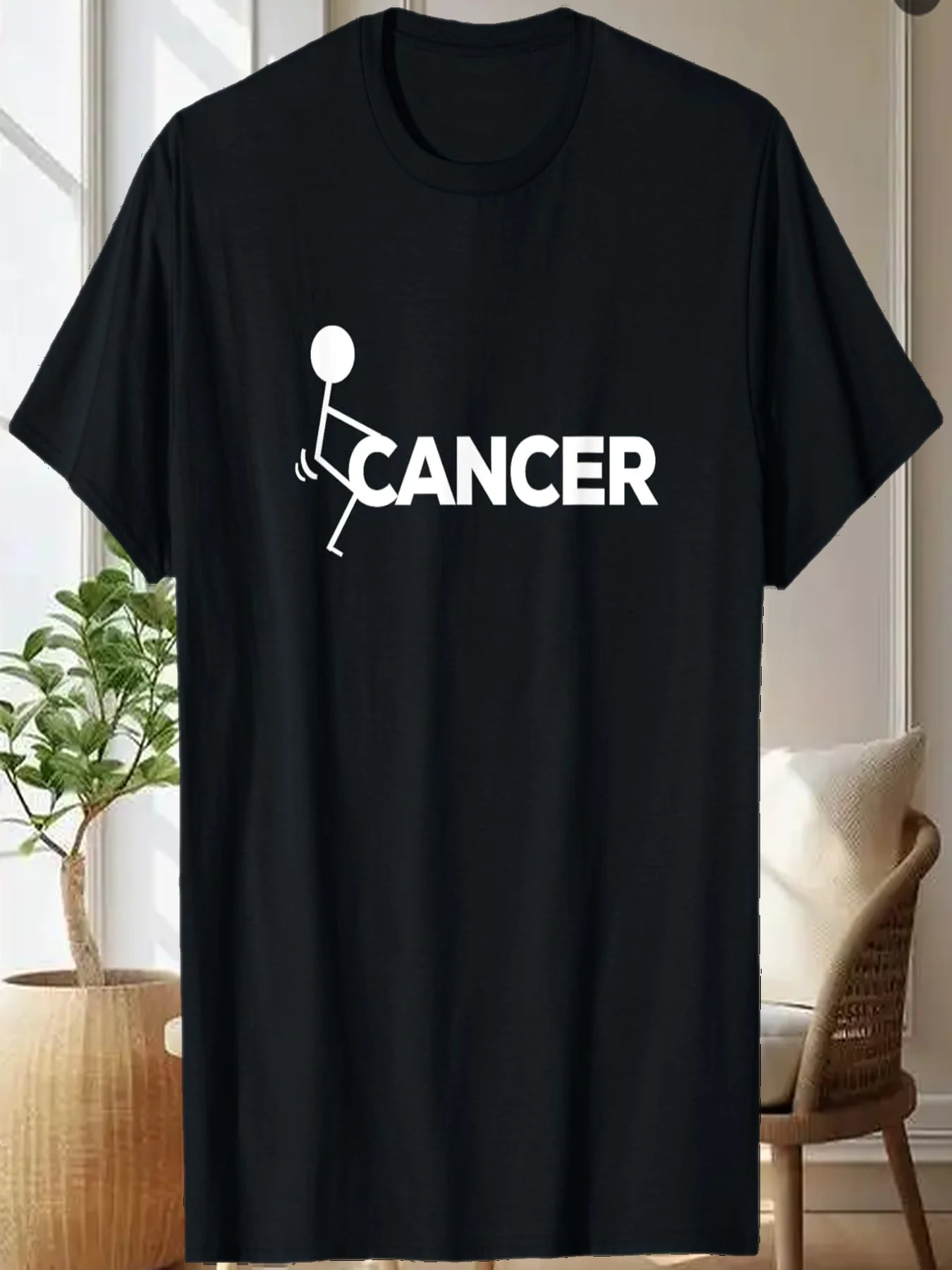 

F Cancer Funny Stick figure Screw Hump It T Shirt T-Shirt