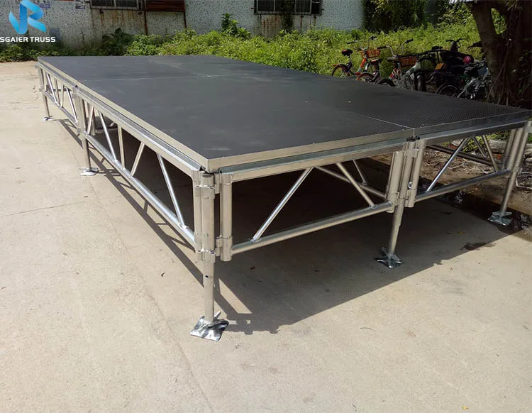 Base ajustable para piezas de escenario