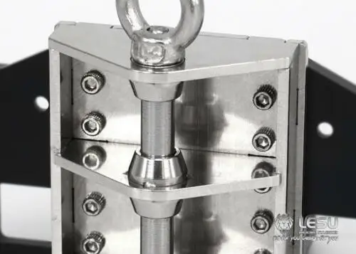 LESU 1/14 RC Model Metal Front Hook Coupler for DIY TGX Truck Dumper Model Spare Parts TH09777