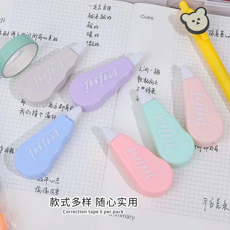 30pcs Correction Tape Macaron Colors Study Test Correction Stationery 3 meters School Accessories Supplies