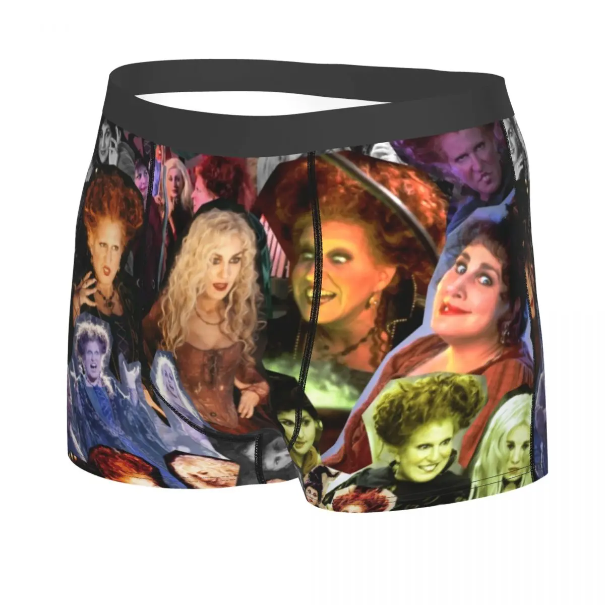 Custom Halloween Hocus Pocus Sanderson Sisters Boxers Shorts Panties Male Underpants Stretch Horror Witch Movie Briefs Underwear