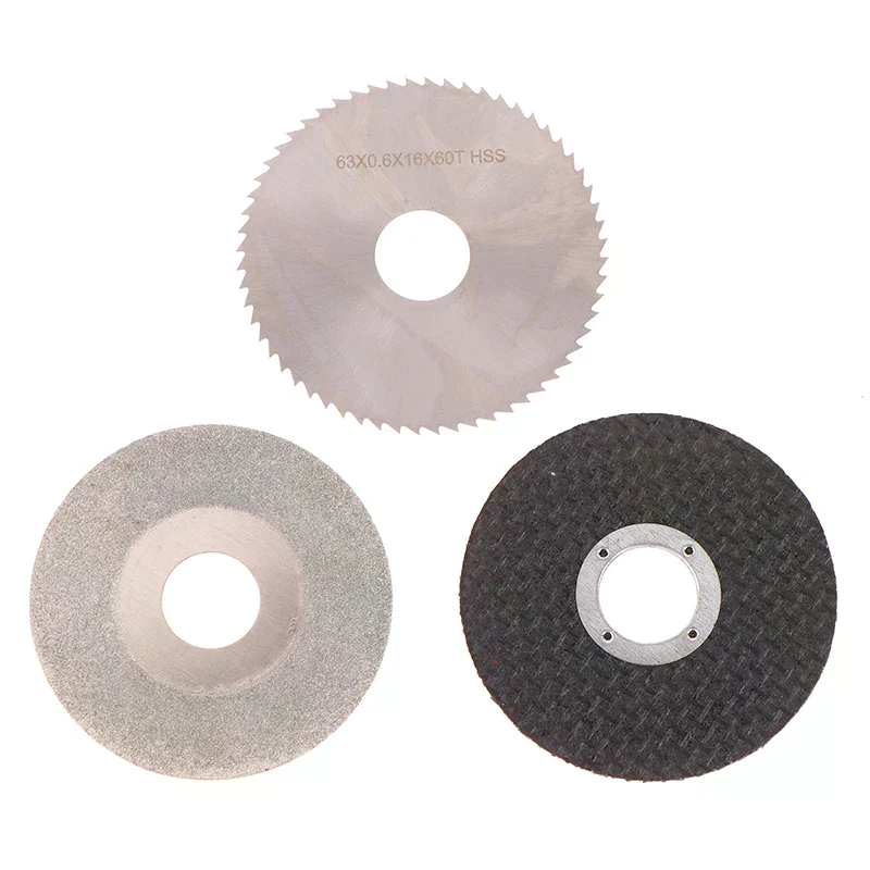 Mini Multifunctional Table Saw Blade 2.5inch Diameter 63mm Emery Resin Saw Blade Electric Saw Blade DIY Power Tools