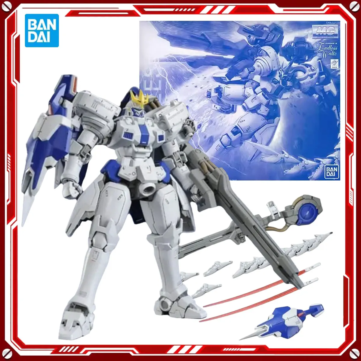 

Bandai натуральная аниме-модель GUNDAM, наборы Tallgeese 3, игрушка MG 1/100, экшн-фигурка, сборная модель, подарок для детей, школьный рождественский подарок