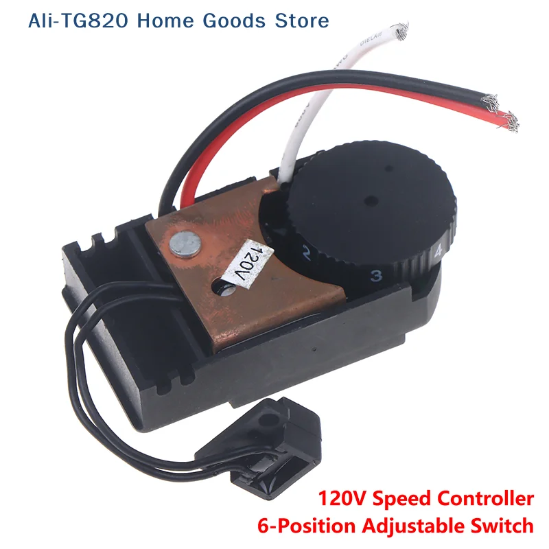 

[TG820]High Efficiency 120V Speed Controller - 6-Position Adjustable Switch - Polisher Speed Regulator