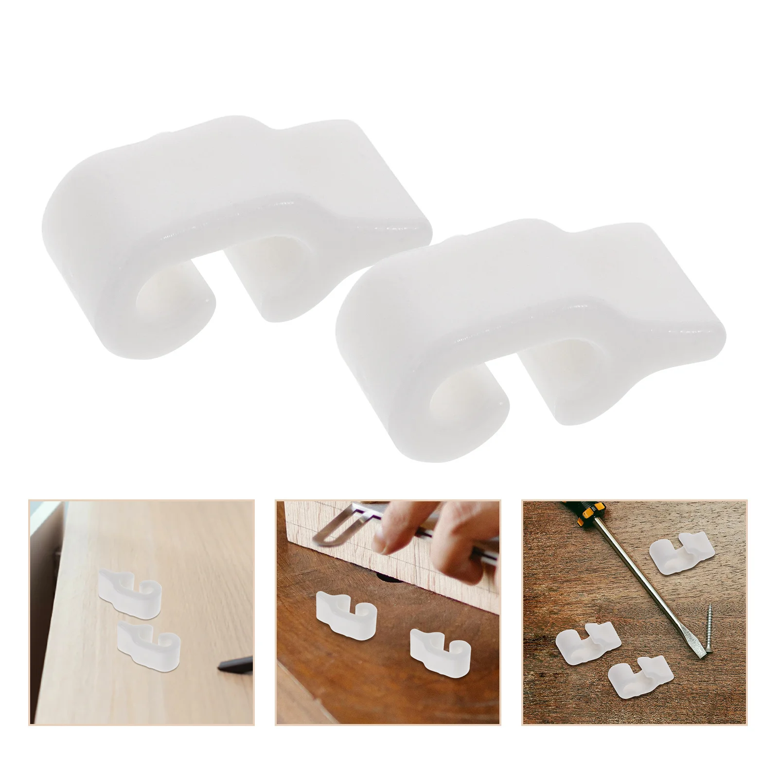 

40Pcs Cabinet Buckle Wire Cage Clips Plastic Detachable Snap Connector for Dog Rabbit Chicken Bird Pet Enclosure