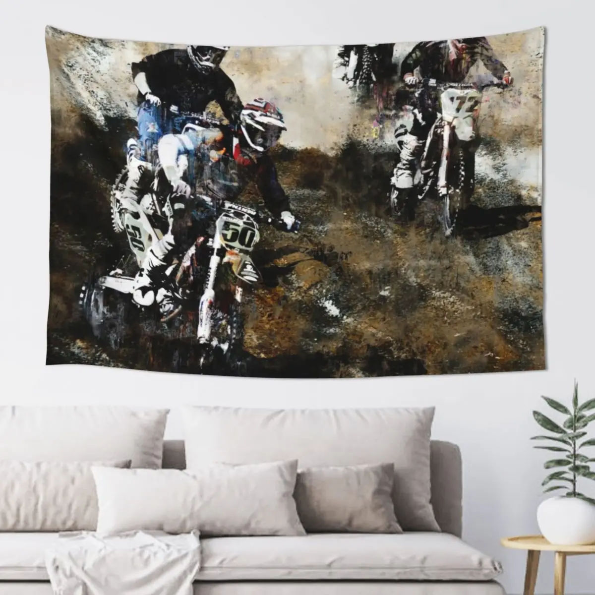 

Motocross Dirt Bikers Tapestry Kawaii Room Decor Nordic Home Decor Home Decor Accessories Home Tapestry