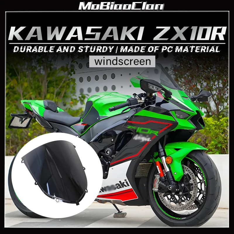 

For Kawasaki ZX-10R ZX10R zx10r 2004 2005 04 05 ABS Motorcycle air deflectorAccessories Front Windshield Windscreen ﻿