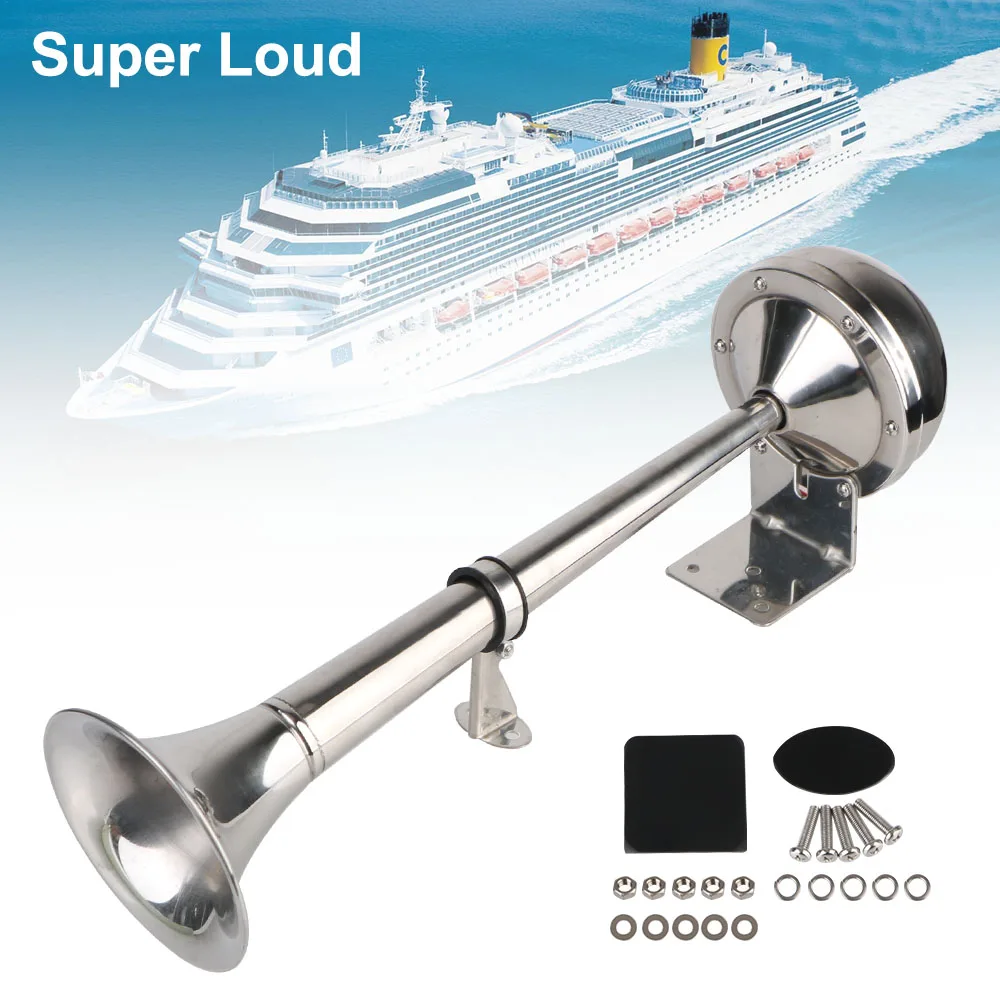 Electric Speaker Super Loud Auto Trumpets Waterproof Ship Car Air Horn Car Air Horn Set With Wires and Relay For Boat Truck SUV