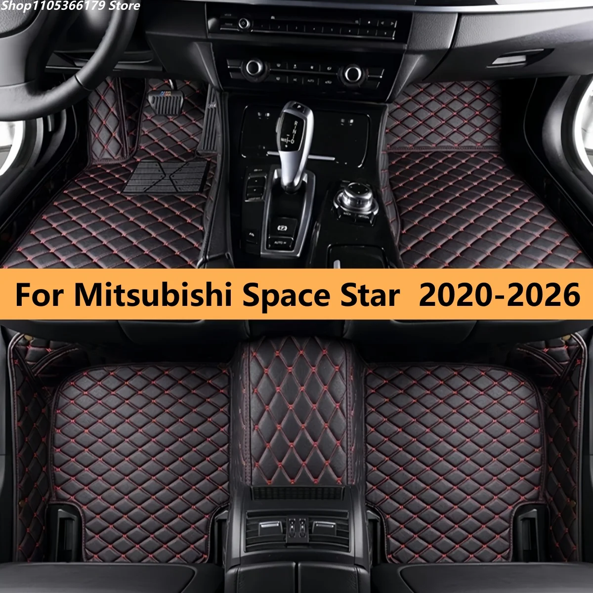 

Full Set Car Floor Mats For Mitsubishi Space Star 2020 2021 2022 2023 2024 2025 2026 All Weather Waterproof Car Floor Mats