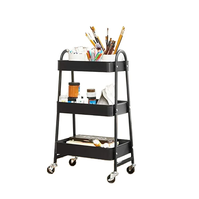 

3-уровневый органайзер на колесиках, пластиковая полка для хранения, полки для хранения, стойка для бытовой кухни, ванной комнаты