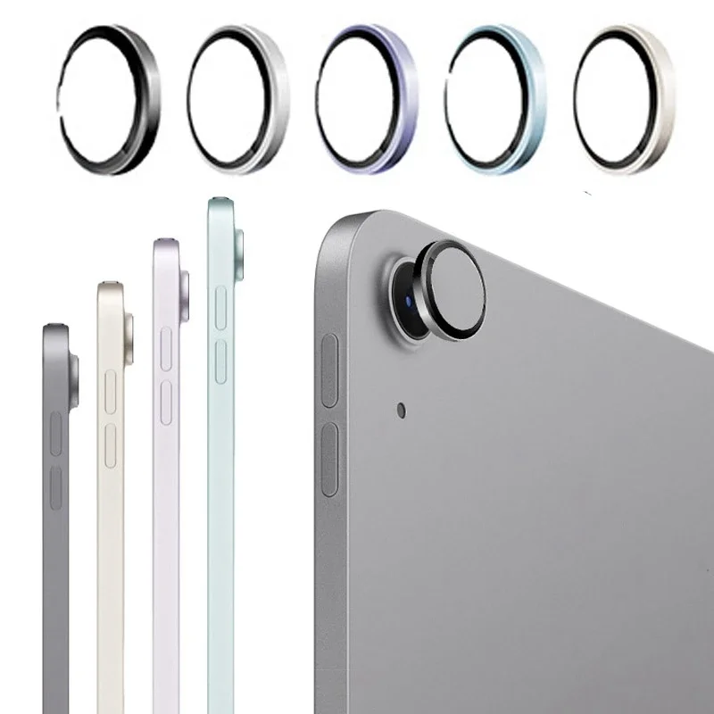2026 NEW Metal Camera Lens Protector for Apple IPad A19 12th A16 11/10th Air 8 7 M4 11 13 Inch Back Ultra HD Ring Glass Lens Cap