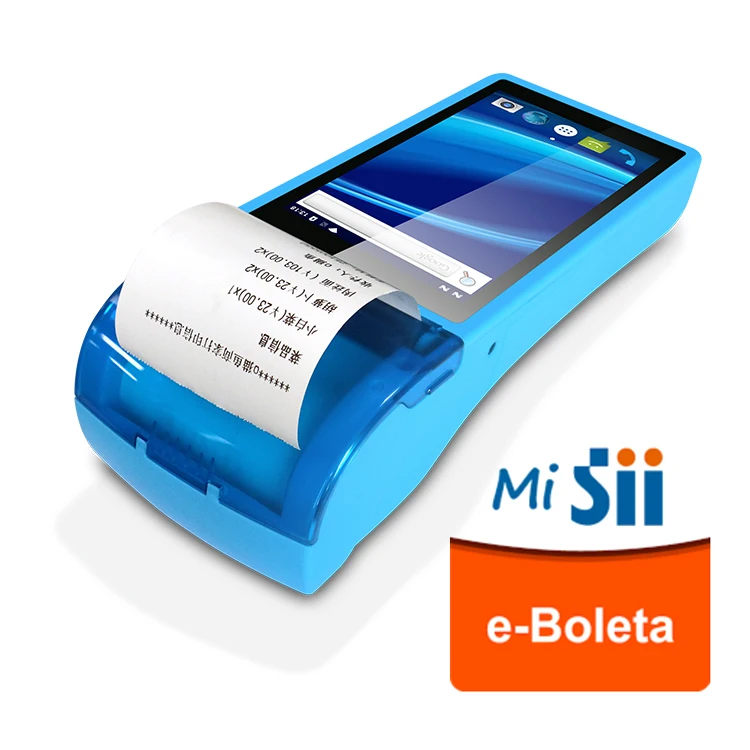 نظام نقاط البيع للدفع بشاشة اللمس اللاسلكية المحمولة، ماكينة تسجيل المدفوعات النقدية الذكية، أنظمة نقاط البيع بالتجزئة المحمولة مع الطابعة الحرارية #2