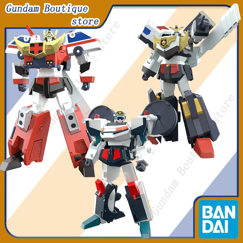 Bandai Genuine SHOKUGAN MODELING PROJECT SMP Brave Police J-Decke Deckerd Flame Dick Anime Action Figure Assembly Model Toy Gift