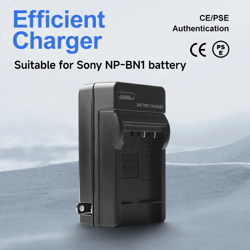 NP-BN1 Battery Charger for Sony DSC-W320 W330 W350 W360 W380 W390 W510 W530 W560 W570 W610 W620 W630 Digital Cameras BC-CSN