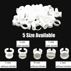 1Pcs Tattoo Ink Cup Pigment Holder Disposable Silicone Pmu Accessories Divider Container Rings Cup Permanent Makeup Eyebrow