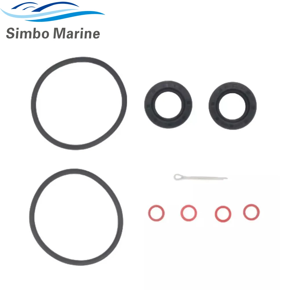 Lower Unit Seal kit For Yamaha 2 Stroke 20 25 30 HP Outboard Engine 93210-60MA3-00 93210-60M17-00 93101-20M07 90430-08003-00 image 2