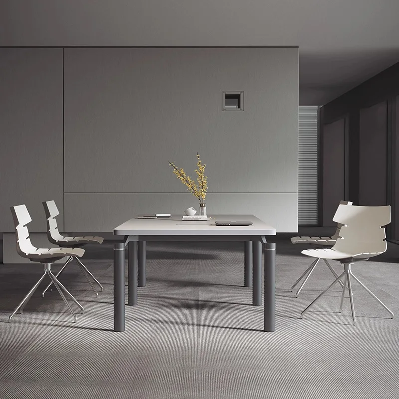 Conference table Small modern simple long Conference room table and chair combination Light luxury high-end feeling Long n