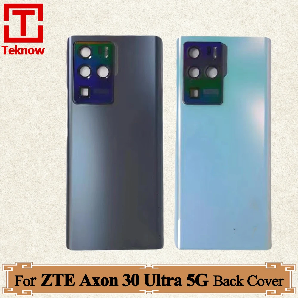 

Original New For ZTE Axon 30 Ultra 5G Glass Back Cover For Axon 30Ultra A2022P A2022PG Battery Door Case Repair Replacement