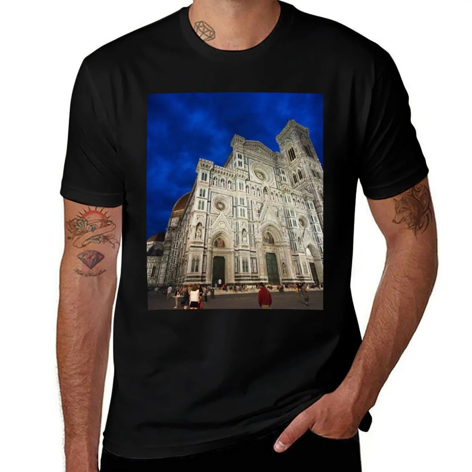 

Florence Cathedral T-Shirt oversized new edition graphics vintage t shirt men