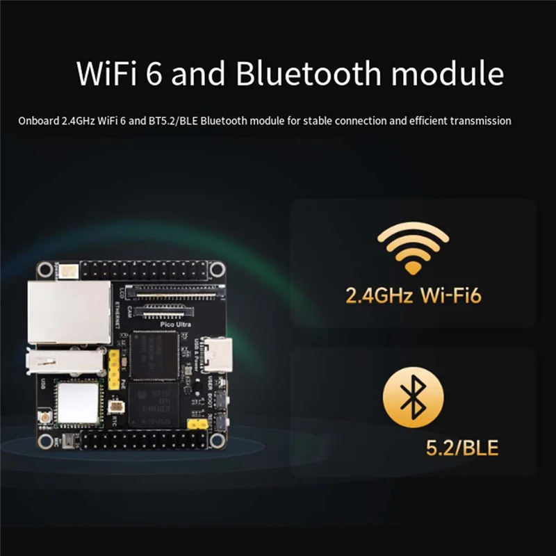 Nowy -- Płytka Rozwojowa Luckfox Pico Ultra Wifi + Moduł POE RV1106 RISC-V Linux Wifi6+BT5.2 8G EMMC Obsługuje Poe Ethernet