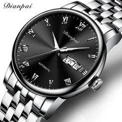 Dianpai automatic mechanical watch, business and leisure luminous waterproof watch