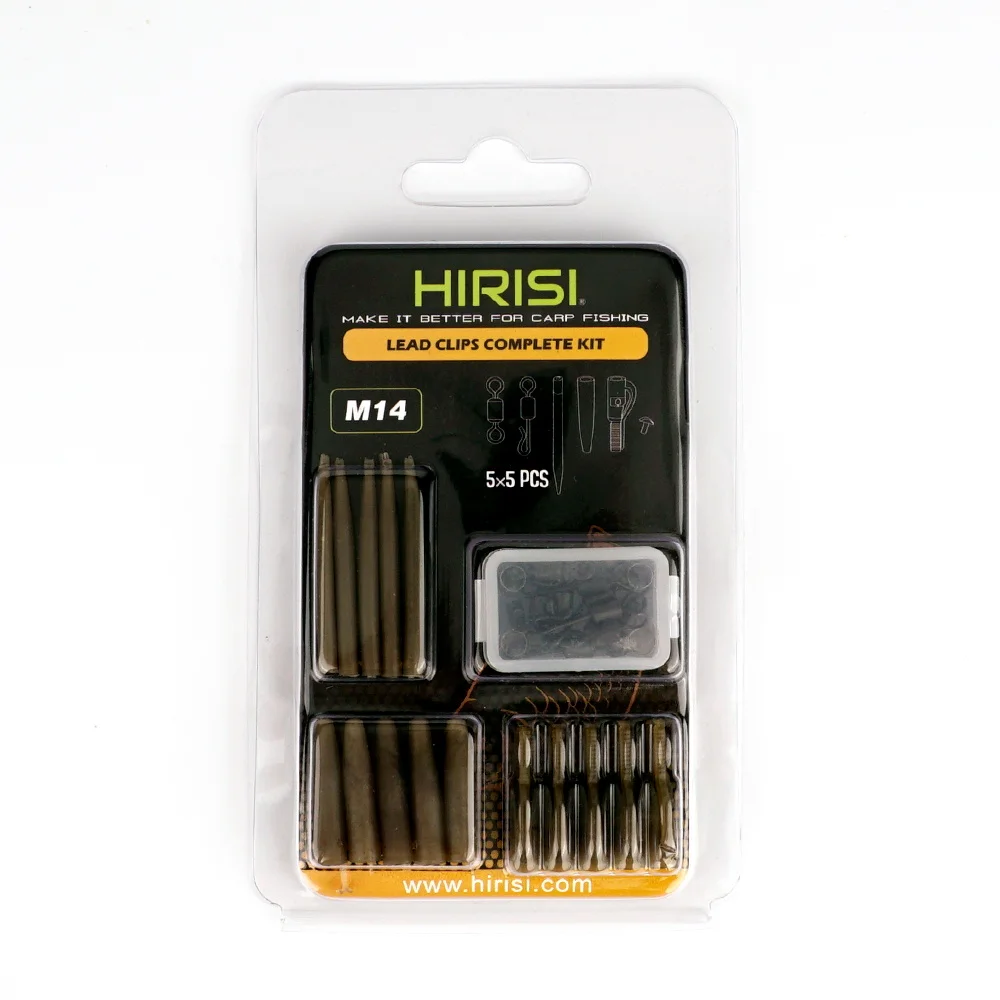 Hirisi Karpervissen Lood Clip Quick Change Swivel Staart Rubber Anti Wirwar Mouwen Karper Rigs Mouw Kralen Accessoires M14