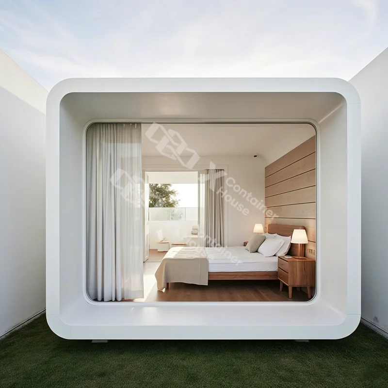 Rumah Kabin Rumah Baja Rumah Kontainer Prefabrikasi Mewah Kit Solusi Hidup Modern Semua Musim Desain Villa Prefab DIY Kecil