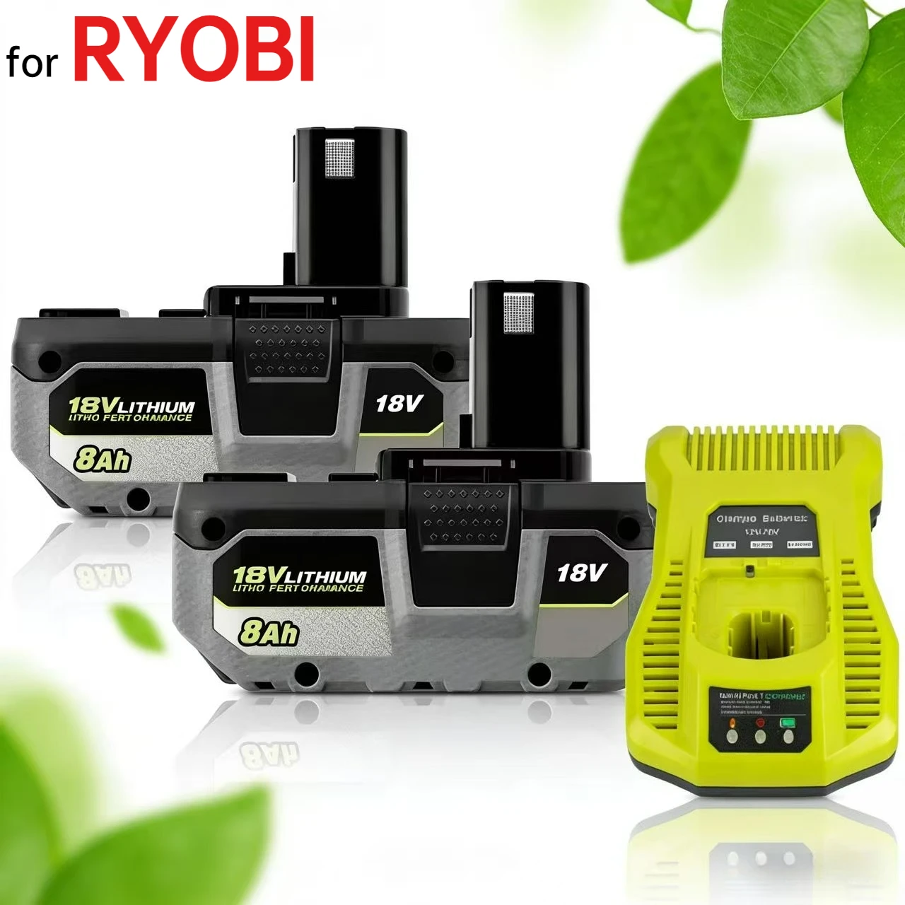 

Высокопроизводительная литиевая батарея RYOBI оригинального качества 18 В, подходит для всех инструментов P104, P107 P108 P109 RB18L20