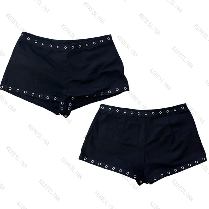 الرجعية البوب الكلاسيكية بلون البسيطة السراويل الصيف الأوروبية والأمريكية شارع العليا العصرية الأزياء الراحة تنوعا البسيطة السراويل #1