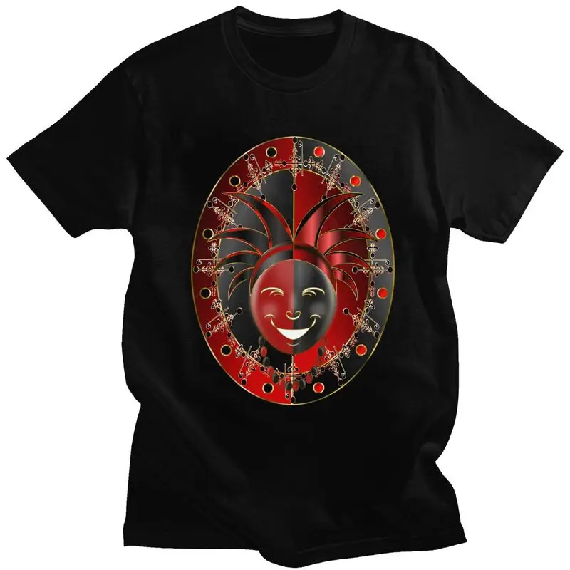 Camiseta personalizada sonriente Eshu Elegua para hombre, camisetas informales, camisetas de manga corta, ropa holgada