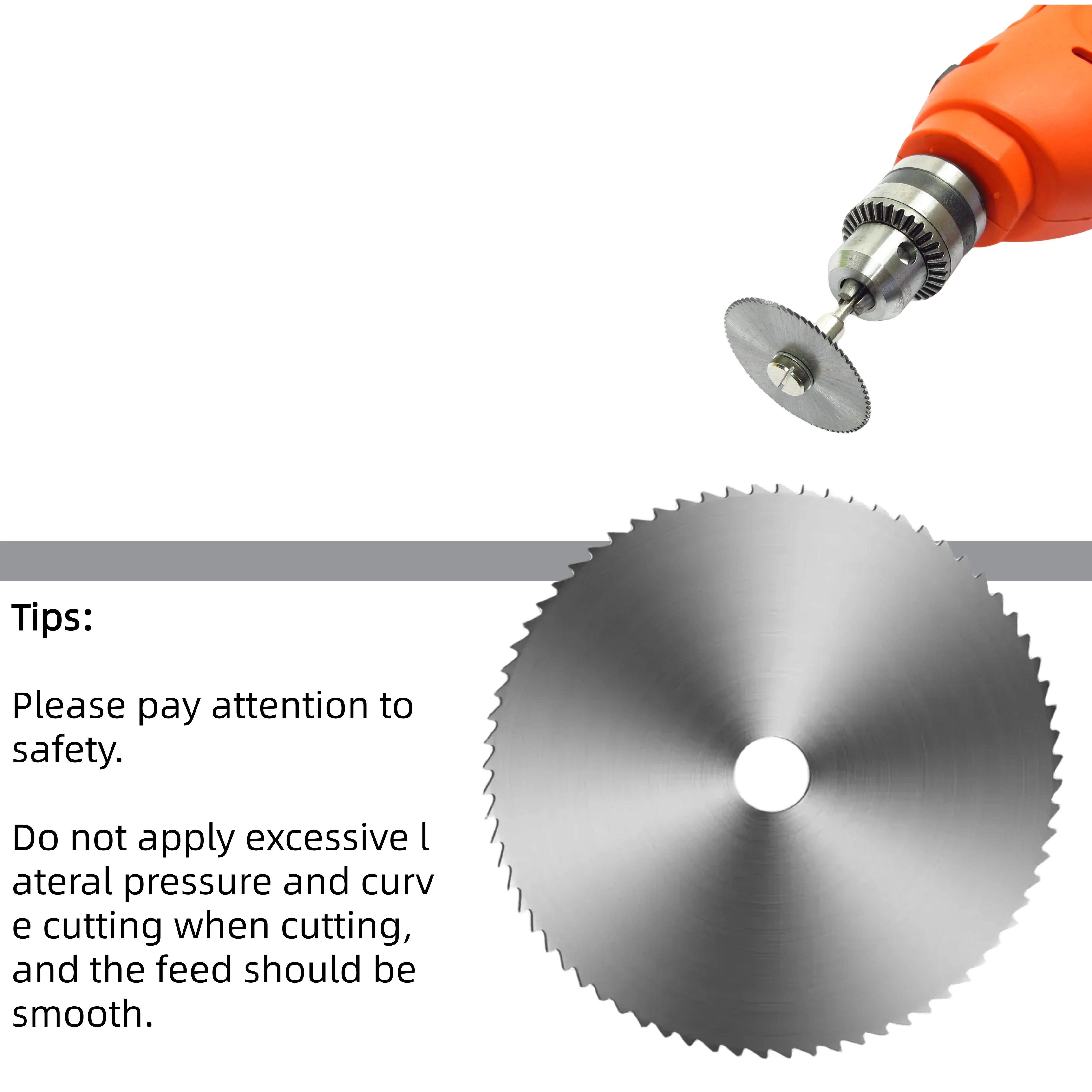 75/80/100mm 3pcs HSS Circular Saw Blade Disc Mini Small MillingCutter Wood Plastic Metal Tile Multipurpose Slitting & Slotting