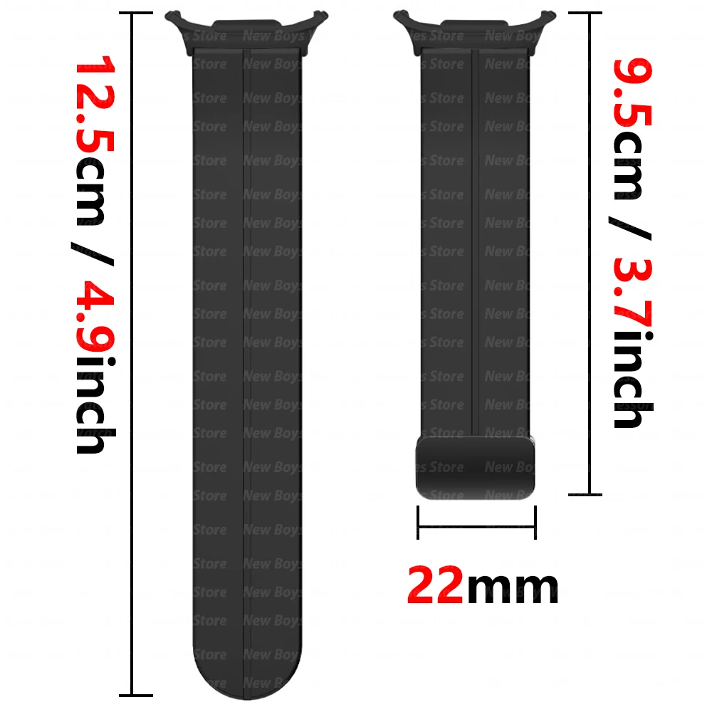 کے لیے Samsung Galaxy Watch Ultra 47mm Magnetic Loop Strap for Galaxy 47mm Ultra No Gaps Curved End Bracelet