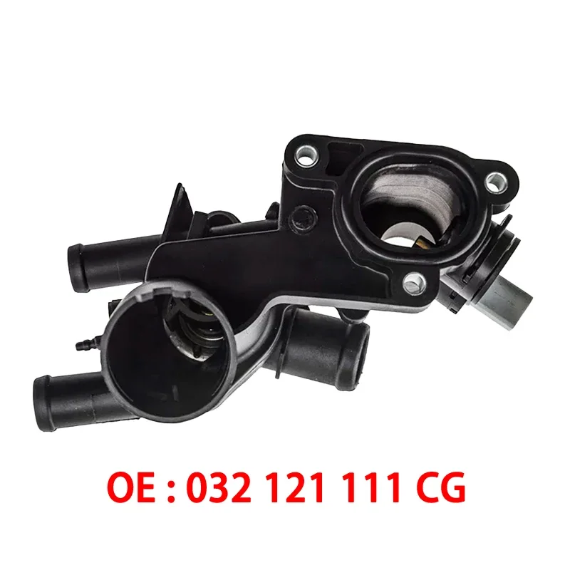 Engine Coolant Thermostat Housing 032121111BA/AE 032121111AN 032121111CG For VW Polo Golf Bora Seat Skoda 032 121 111 CG