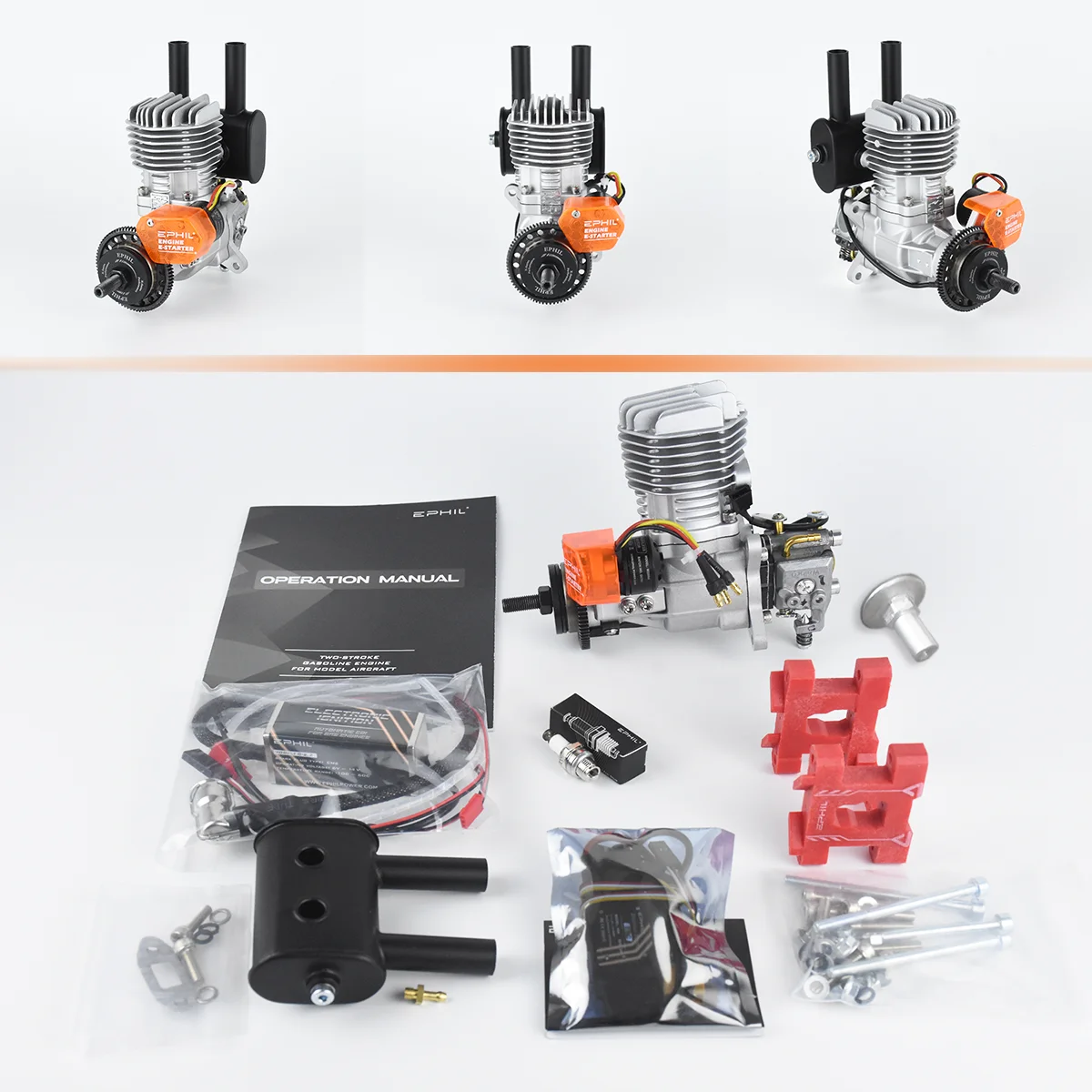 EPHIL Power X-Serie (elektrischer Benzinmotor) 20cc-R PRO Motormodelle