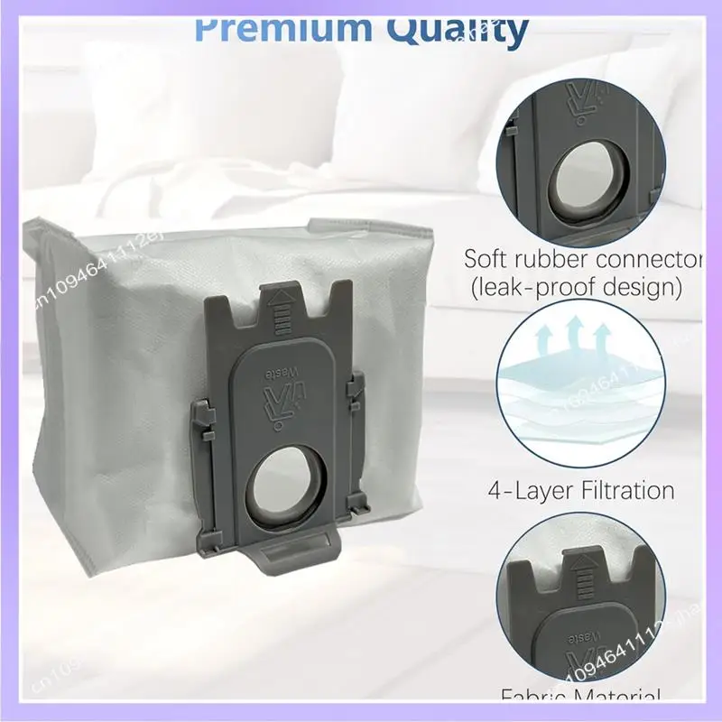 Bolsas de polvo N83R para Roborock S8 Series, Q Series y S7 Maxv Ultra, accesorios para aspiradoras