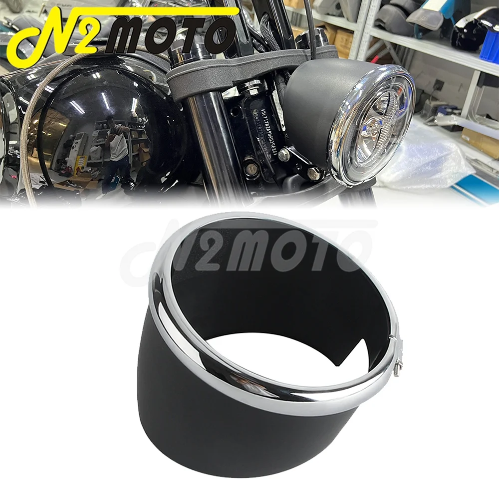 Motorcycle FXLRS Headlight Trim Ring Shroud 5 3/4